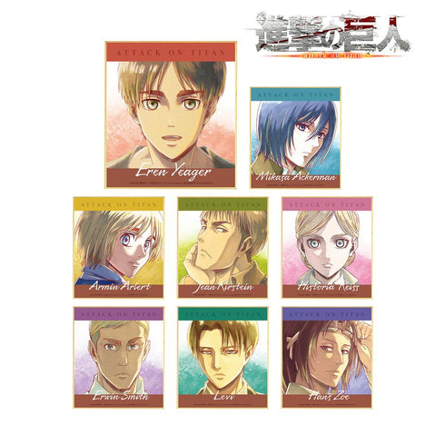 『進撃の巨人』トレーディング Ani-Art ミニ色紙 vol.3(単位/BOX)【202512再販】