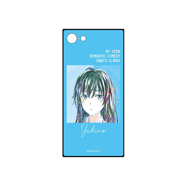 『やはり俺の青春ラブコメはまちがっている。完』雪ノ下雪乃 Ani-Art スクエア強化ガラスiPhoneケース【202503再販】