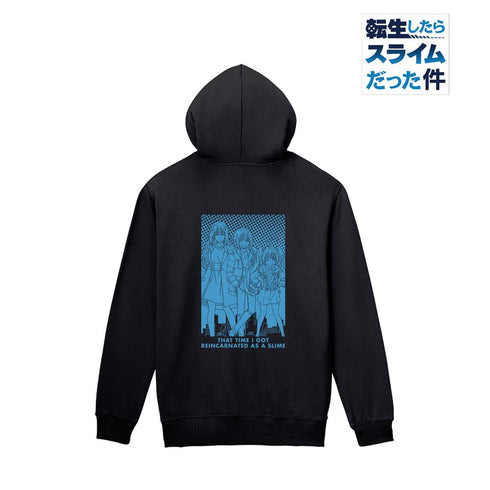 『転生したらスライムだった件』描き下ろしイラスト 集合 現代私服ver. ジップパーカーレディース【202503再販】