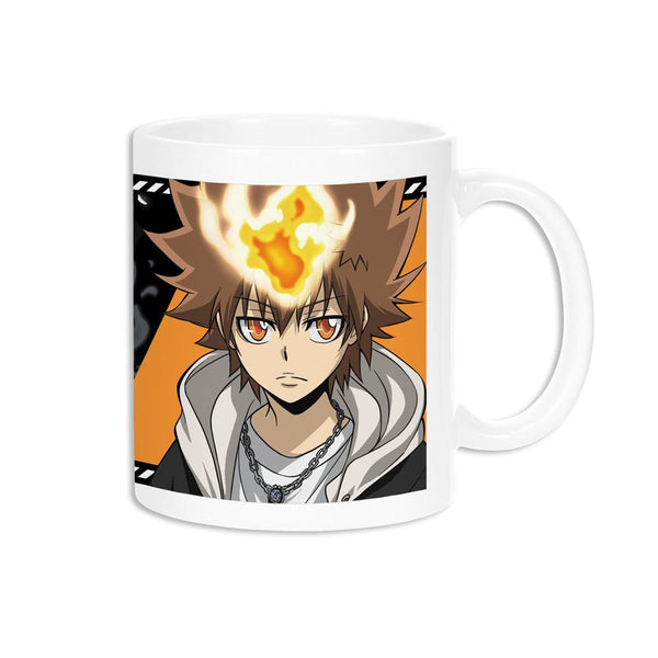 『家庭教師ヒットマンREBORN!』描き下ろしイラスト 沢田綱吉 ストリートver. マグカップ【202512再販】