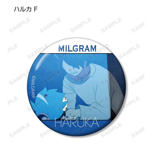 『MILGRAM -ミルグラム-』トレーディング MV 缶バッジ ハルカ『弱肉共食』(単位/BOX)【202601再販】