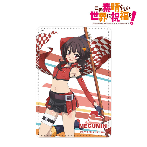 『この素晴らしい世界に祝福を!』描き下ろしイラスト めぐみん レースクイーンver. 1ポケットパスケース【202405再販】