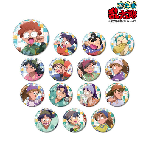 『忍たま乱太郎』描き下ろしイラスト みんなで商いver. トレーディング缶バッジ(単位/BOX)【202503再販】