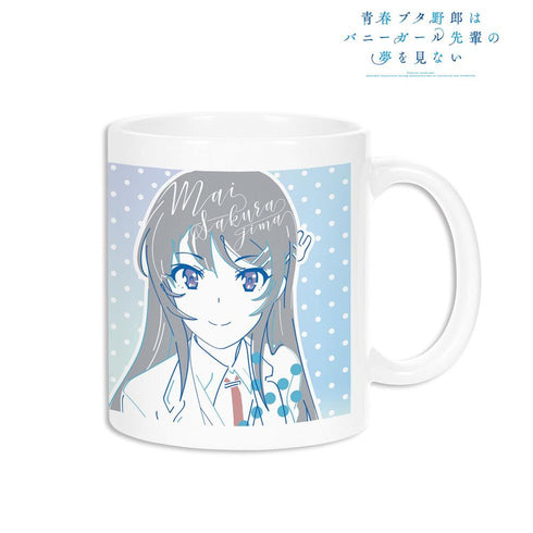 《青春豬男不會做兔女郎學姊的夢》櫻島麻衣 lette-graph 馬克杯【202604再版】
