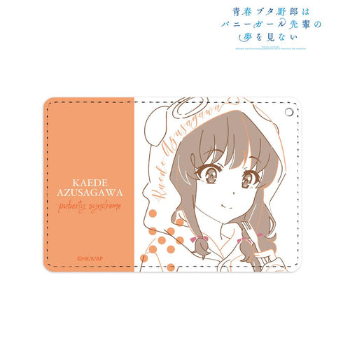 『青春ブタ野郎はバニーガール先輩の夢を見ない』梓川かえで lette-graph 1ポケットパスケース【202509再販】
