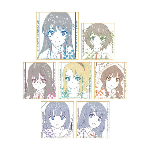 『青春ブタ野郎はバニーガール先輩の夢を見ない』トレーディング lette-graph ミニ色紙(単位/BOX)【202610再販】