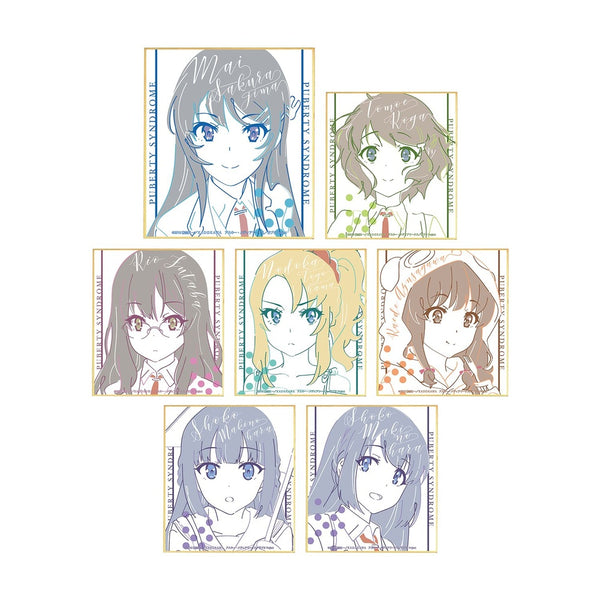 『青春ブタ野郎はバニーガール先輩の夢を見ない』トレーディング lette-graph ミニ色紙(単位/BOX)【202610再販】