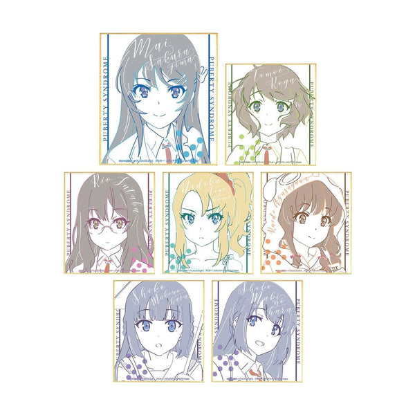 『青春ブタ野郎はバニーガール先輩の夢を見ない』トレーディング lette-graph ミニ色紙(単位/BOX)【202604再販】