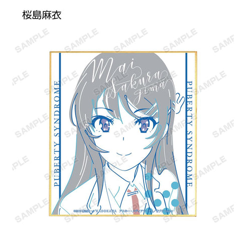 『青春ブタ野郎はバニーガール先輩の夢を見ない』トレーディング lette-graph ミニ色紙(単位/BOX)【202509再販】