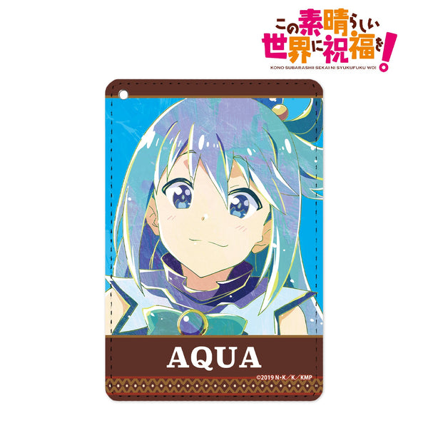 『この素晴らしい世界に祝福を!』アクア Ani-Art 第2弾 1ポケットパスケース【202405再販】