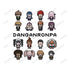『ダンガンロンパ1・2 Reload』ドット絵モチーフパーカー ver.Aレディース【202604再販】