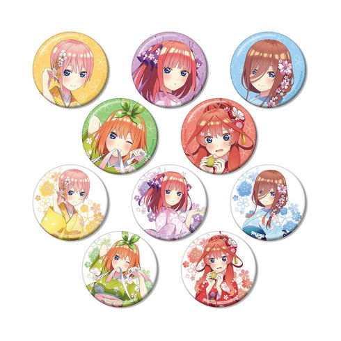 『五等分の花嫁∫∫』描き下ろしイラスト 桜和装ver. トレーディング缶バッジ(単位/BOX)【202501再販】