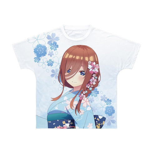 『五等分の花嫁∫∫』描き下ろしイラスト 三玖 桜和装ver. フルグラフィックTシャツユニセックス【202501再販】