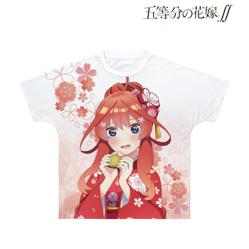 『五等分の花嫁∫∫』描き下ろしイラスト 五月 桜和装ver. フルグラフィックTシャツユニセックス【202501再販】