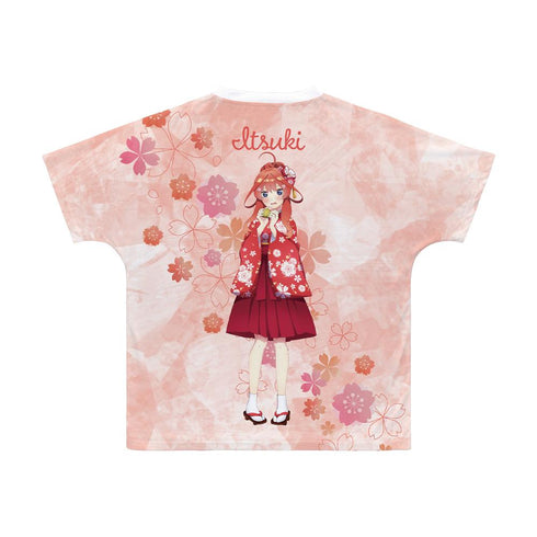 『五等分の花嫁∫∫』描き下ろしイラスト 五月 桜和装ver. フルグラフィックTシャツユニセックス【202501再販】