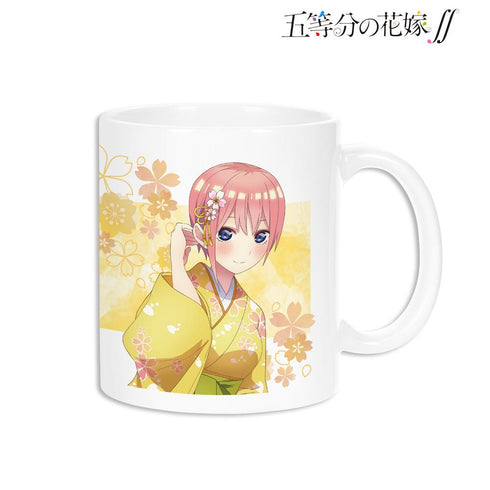 『五等分の花嫁∫∫』描き下ろしイラスト 一花 桜和装ver. マグカップ【202501再販】