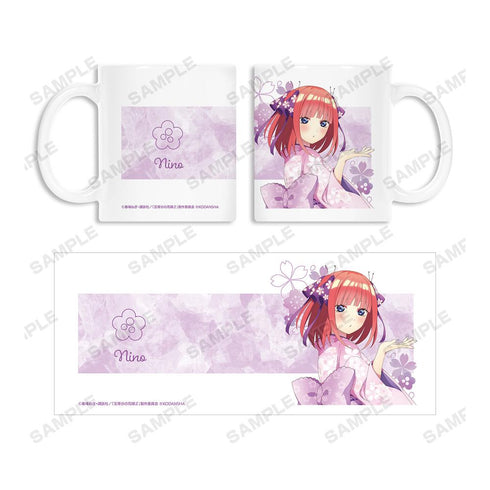 『五等分の花嫁∫∫』描き下ろしイラスト 二乃 桜和装ver. マグカップ【202501再販】