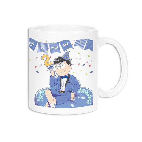 『おそ松さん』描き下ろしイラスト 松野カラ松 バルーンバースデーver. マグカップ【202503再販】