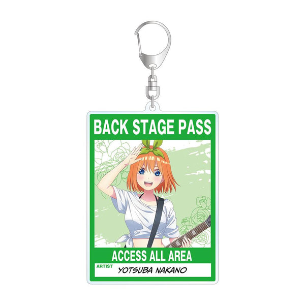 『五等分の花嫁∫∫』描き下ろしイラスト 中野四葉 ギター演奏ver. バックステージパス風BIGアクリルキーホルダー【202501再販】