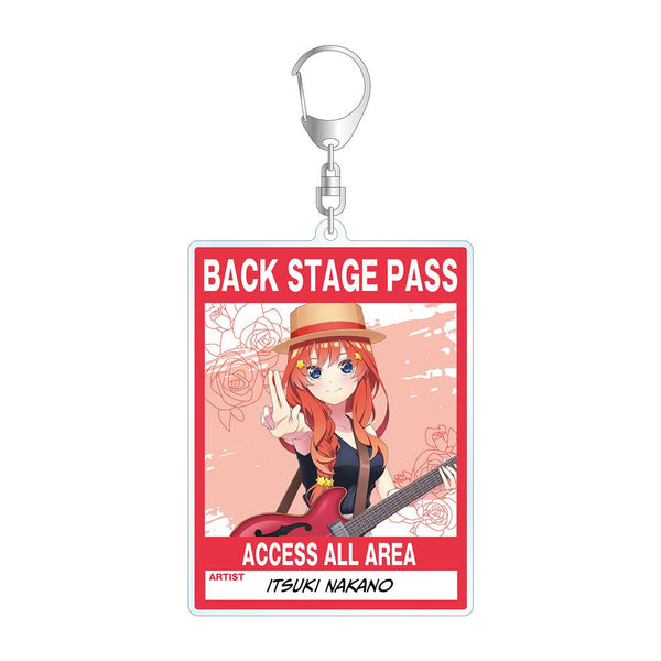 『五等分の花嫁∫∫』描き下ろしイラスト 中野五月 ギター演奏ver. バックステージパス風BIGアクリルキーホルダー【202501再販】