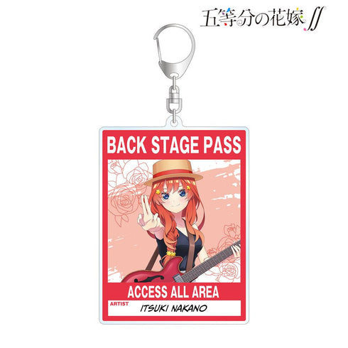 『五等分の花嫁∫∫』描き下ろしイラスト 中野五月 ギター演奏ver. バックステージパス風BIGアクリルキーホルダー【202501再販】