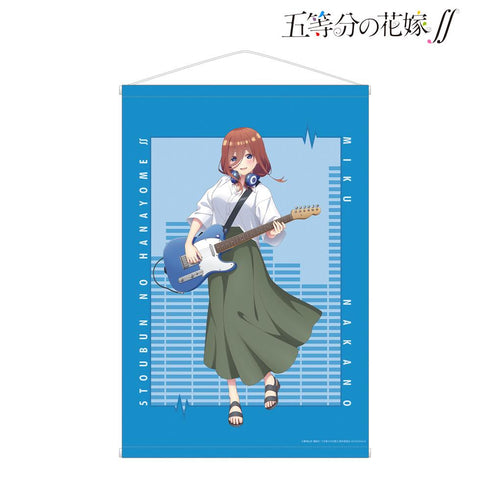 『五等分の花嫁∫∫』描き下ろしイラスト 中野三玖 ギター演奏ver. B2タペストリー【202501再販】