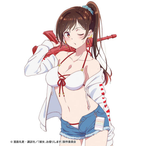 『彼女、お借りします』描き下ろしイラスト 水原千鶴 ビーチデートver. 着用1ポケットパスケース【202508再販】