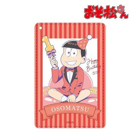 『おそ松さん』描き下ろしイラスト 松野おそ松 バルーンバースデーver. 1ポケットパスケース【202509再販】