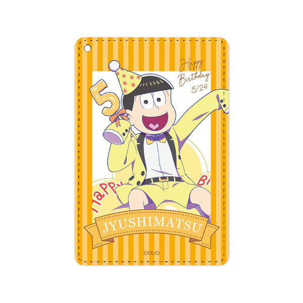 『おそ松さん』描き下ろしイラスト 松野十四松 バルーンバースデーver. 1ポケットパスケース【202509再販】