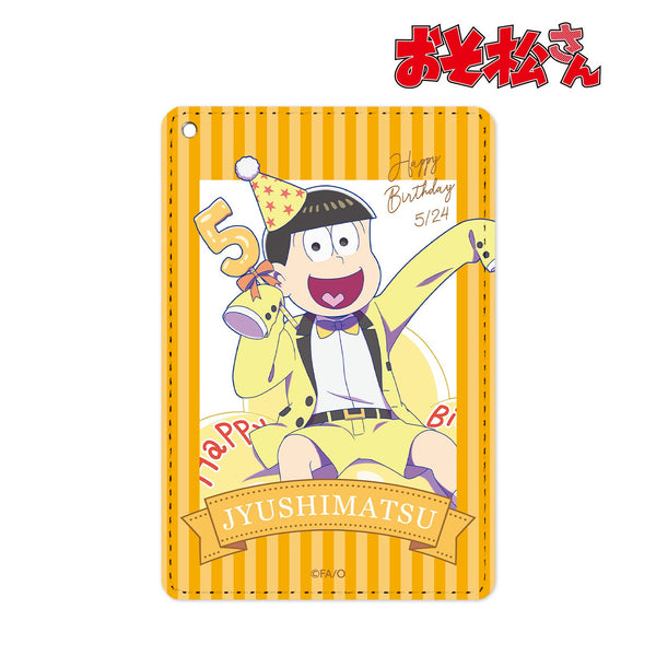 『おそ松さん』描き下ろしイラスト 松野十四松 バルーンバースデーver. 1ポケットパスケース【202405再販】