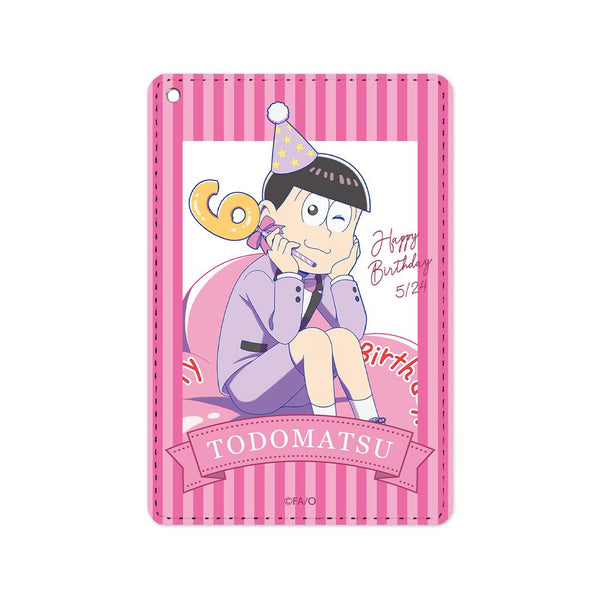 『おそ松さん』描き下ろしイラスト 松野トド松 バルーンバースデーver. 1ポケットパスケース【202509再販】