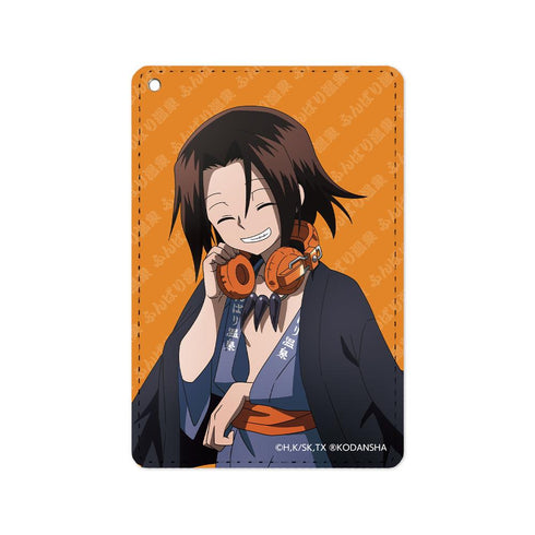 『SHAMAN KING』描き下ろしイラスト 麻倉 葉 ふんばり温泉浴衣ver. 1ポケットパスケース【202505再販】