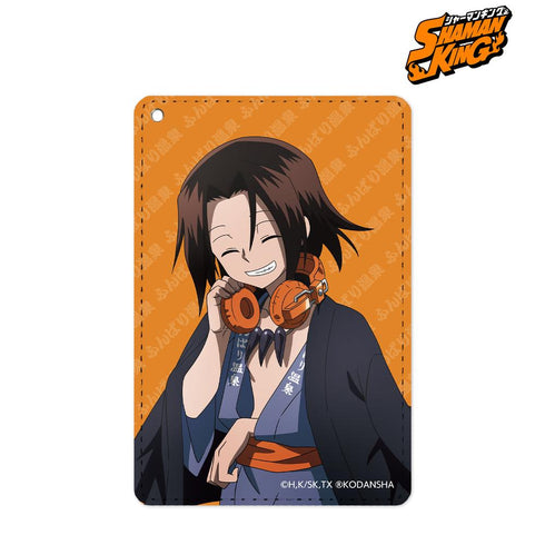 『SHAMAN KING』描き下ろしイラスト 麻倉 葉 ふんばり温泉浴衣ver. 1ポケットパスケース【202505再販】