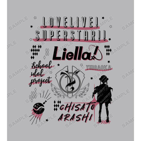 『ラブライブ!スーパースター!!』嵐 千砂都 Ani-Sketch Tシャツメンズ【202510再販】
