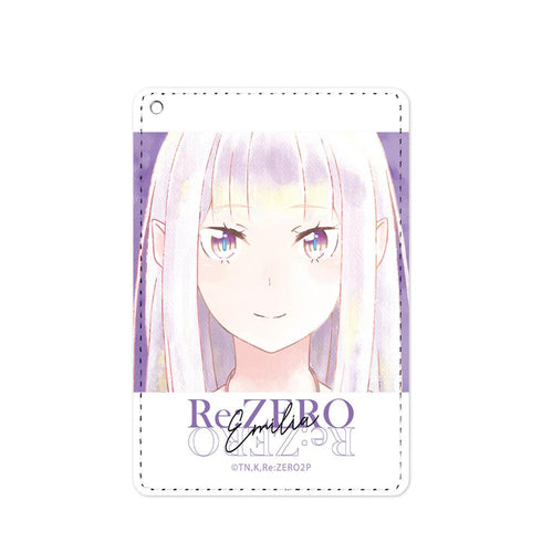 『Re:ゼロから始める異世界生活』エミリア Ani-Art aqua label 1ポケットパスケース【202506再販】