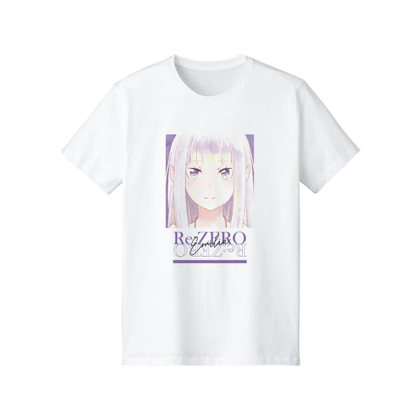 『Re:ゼロから始める異世界生活』エミリア Ani-Art aqua label Tシャツメンズ【202506再販】