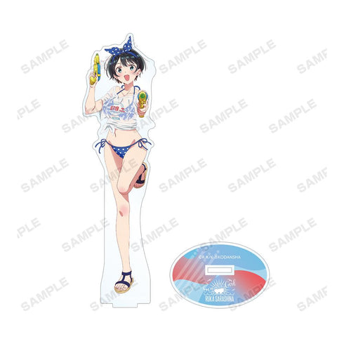『彼女、お借りします』描き下ろしイラスト 更科瑠夏 ビーチデートver. BIGアクリルスタンド【202508再販】