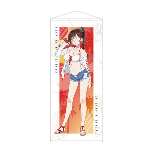 『彼女、お借りします』描き下ろしイラスト 水原千鶴 ビーチデートver. 等身大タペストリー【202508再販】