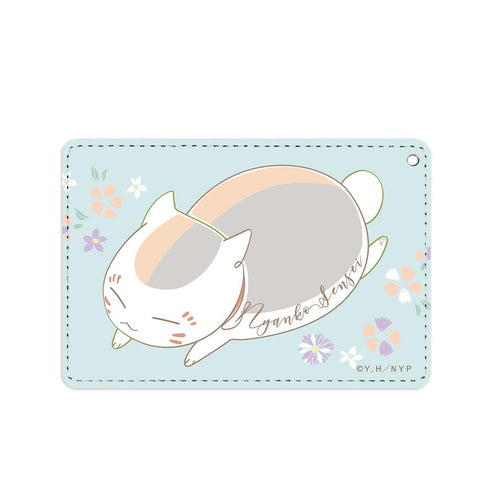 『夏目友人帳』ニャンコ先生 lette-graph 1ポケットパスケース 緑【202503再販】