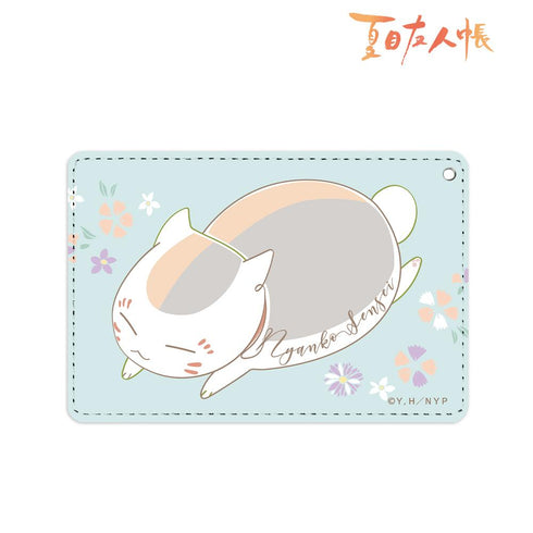 『夏目友人帳』ニャンコ先生 lette-graph 1ポケットパスケース 緑【202503再販】