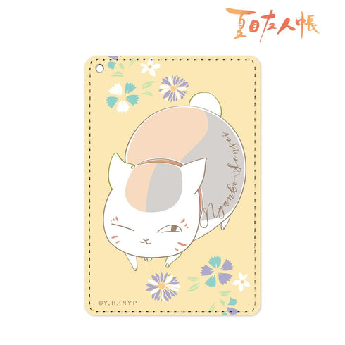 『夏目友人帳』ニャンコ先生 lette-graph 1ポケットパスケース 黄【202503再販】