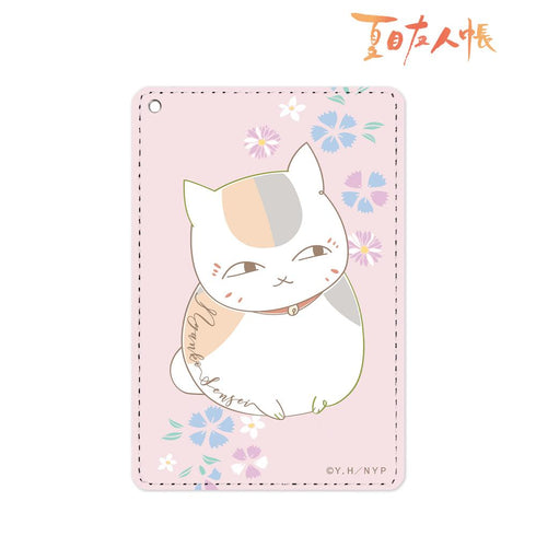 『夏目友人帳』ニャンコ先生 lette-graph 1ポケットパスケース 桃【202503再販】