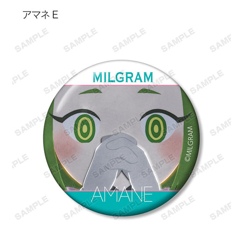 『MILGRAM -ミルグラム-』トレーディング MV 缶バッジ アマネ『おまじない』(単位/BOX)【202506再販】
