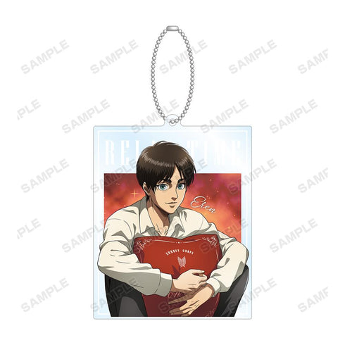 『進撃の巨人』描き下ろしイラスト エレン リラックスver. BIGアクリルキーホルダー【202501再販】