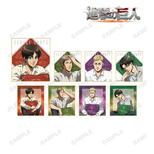 『進撃の巨人』描き下ろしイラスト リラックスver. トレーディングミニ色紙(単位/BOX)【202603再販】