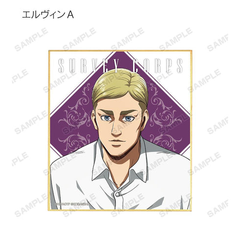 『進撃の巨人』描き下ろしイラスト リラックスver. トレーディングミニ色紙(単位/BOX)【202410再販】