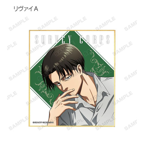 『進撃の巨人』描き下ろしイラスト リラックスver. トレーディングミニ色紙(単位/BOX)【202603再販】