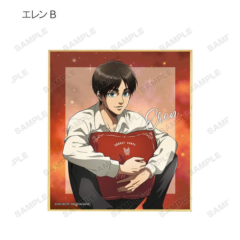 『進撃の巨人』描き下ろしイラスト リラックスver. トレーディングミニ色紙(単位/BOX)【202603再販】