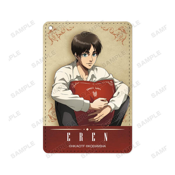 『進撃の巨人』描き下ろしイラスト エレン リラックスver. 1ポケットパスケース【202510再販】