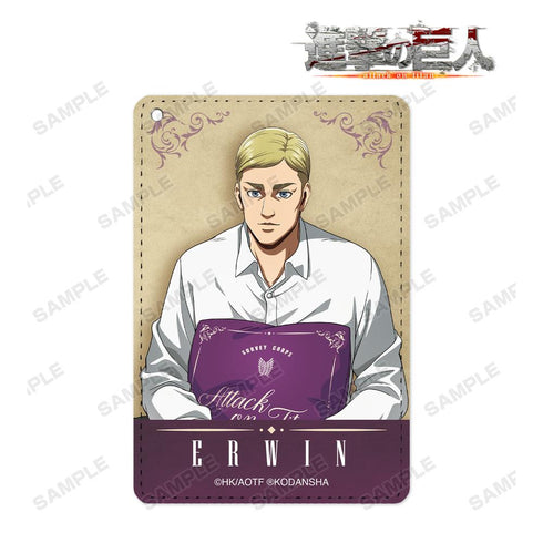 『進撃の巨人』描き下ろしイラスト エルヴィン リラックスver. 1ポケットパスケース【202510再販】